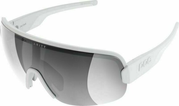 Cycling Glasses POC Aim Hydrogen White/Clarity Road Silver Mirror Cycling Glasses - 1