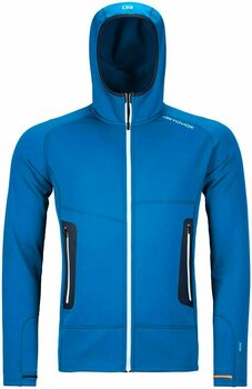 Hættetrøje til udendørs brug Ortovox Fleece Light M Safety Blue M Hættetrøje til udendørs brug - 1