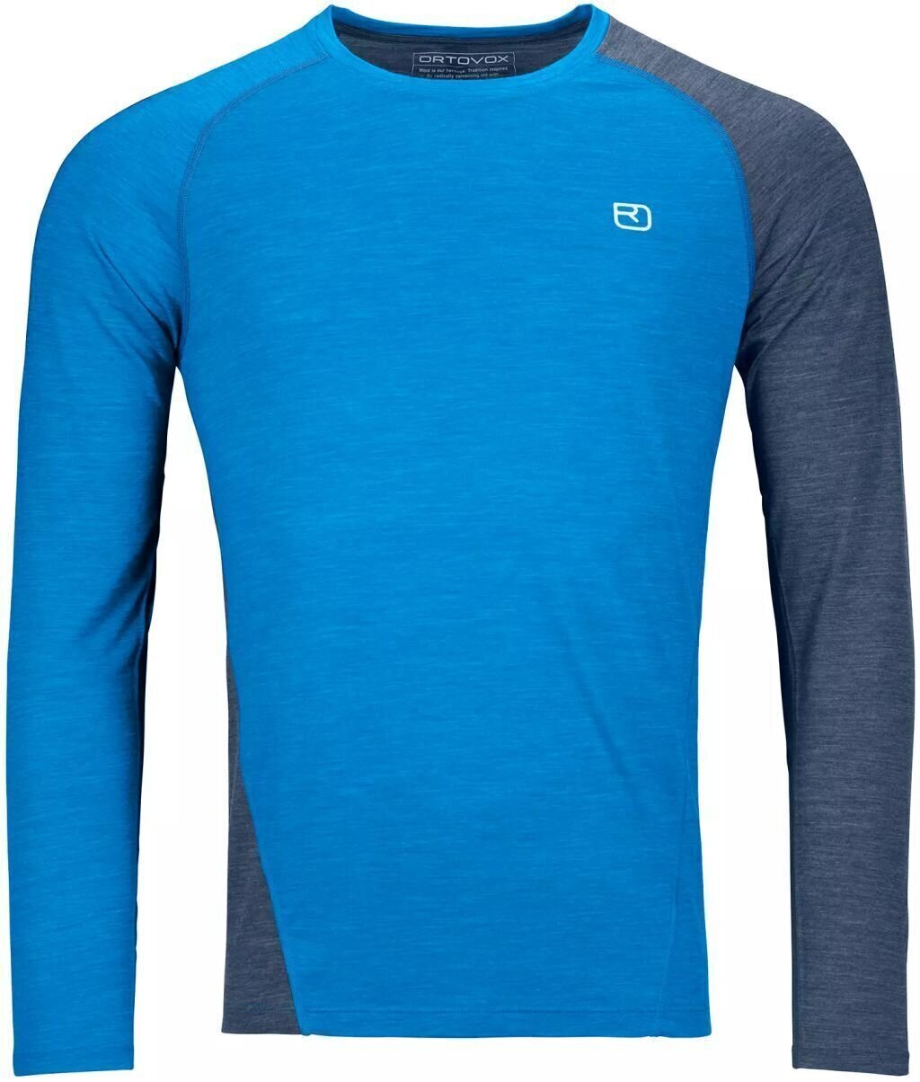 Friluftsliv T-shirt Ortovox 120 Cool Tec Fast Upward M Safety Blue Blend M T-shirt