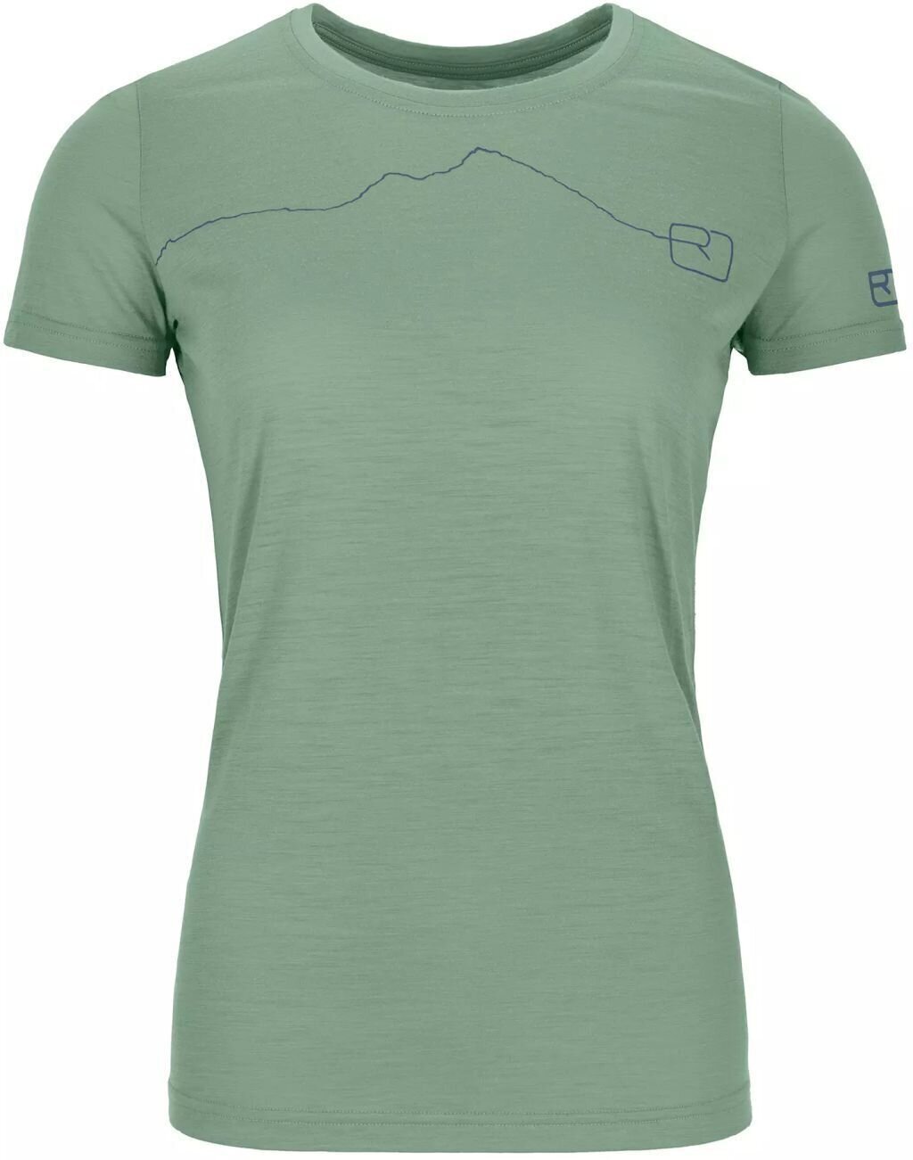 Outdoorové tričko Ortovox 120 Tec Mountain W Green Isar L Outdoorové tričko