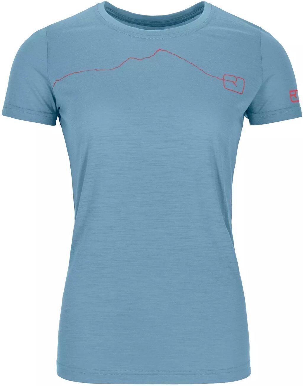 Outdoorové tričko Ortovox 120 Tec Mountain W Light Blue S Outdoorové tričko