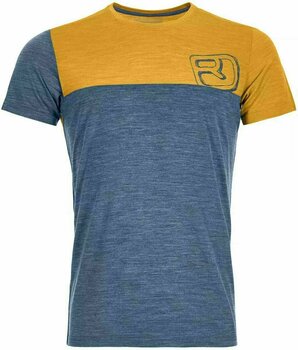 T-shirt de exterior Ortovox 150 Cool Logo M Night Blue Blend M T-Shirt - 1