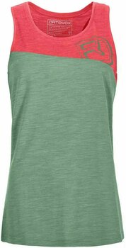 Outdoorové tričko Ortovox 150 Cool Logo W Green Isar Blend S Outdoorové tričko - 1