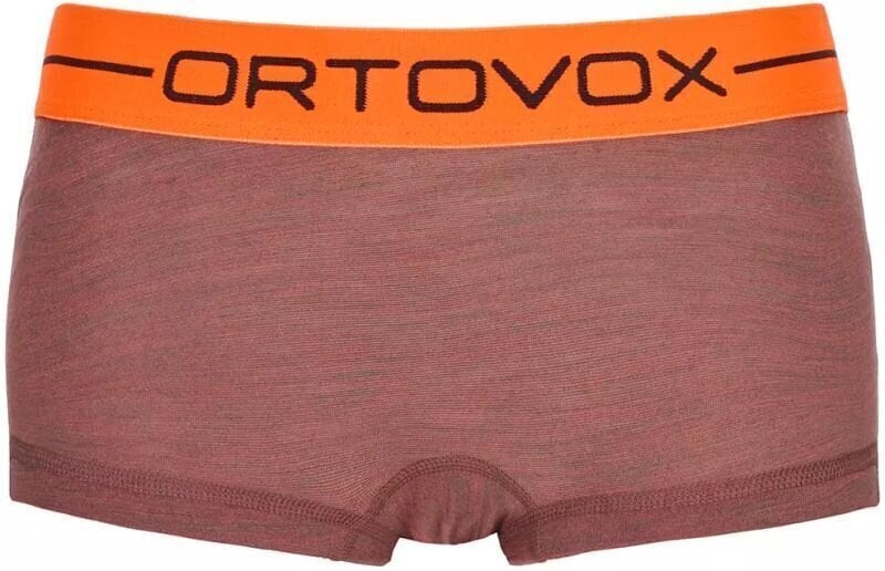 Sous-vêtements thermiques Ortovox 185 Rock 'N' Wool Hot Pants W Blush Blend S Sous-vêtements thermiques