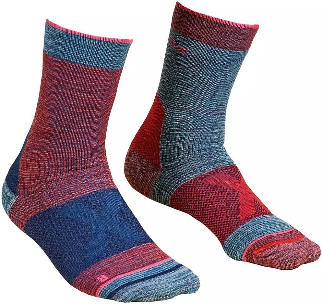 Calze Outdoor Ortovox Alpinist Mid Socks W Hot Coral 42-44 Calze Outdoor