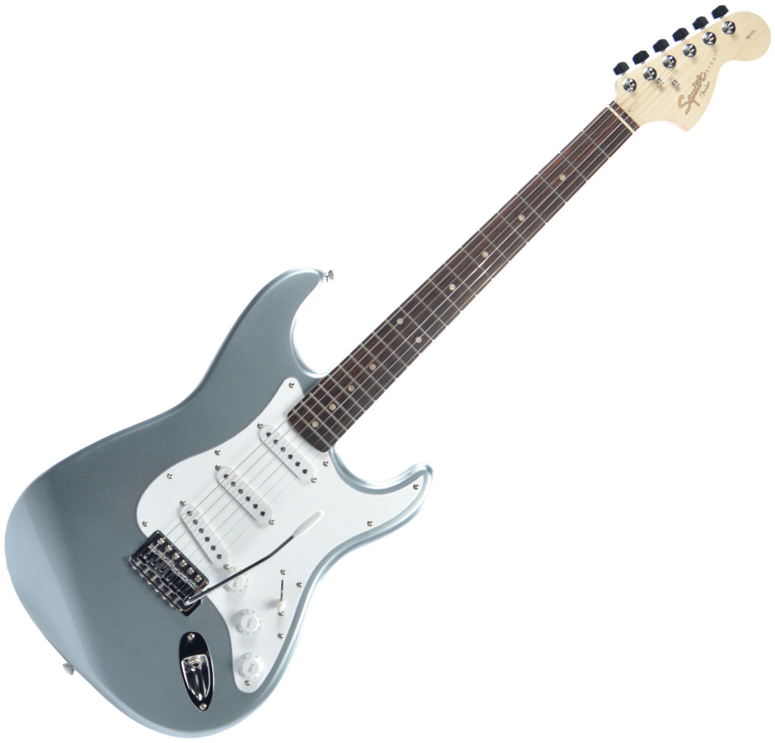 Elektriska gitarrer Fender Squier Affinity Stratocaster RW Slick Silver