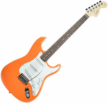 Electric guitar Fender Squier Affinity Stratocaster RW Competition Orange - 1