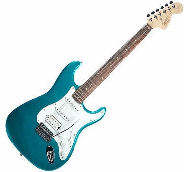 Electric guitar Fender Squier Affinity Stratocaster HSS RW Race Green - 1