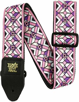 Textile guitar strap Ernie Ball Kaleidoscope Pink Jacquard Strap - 1