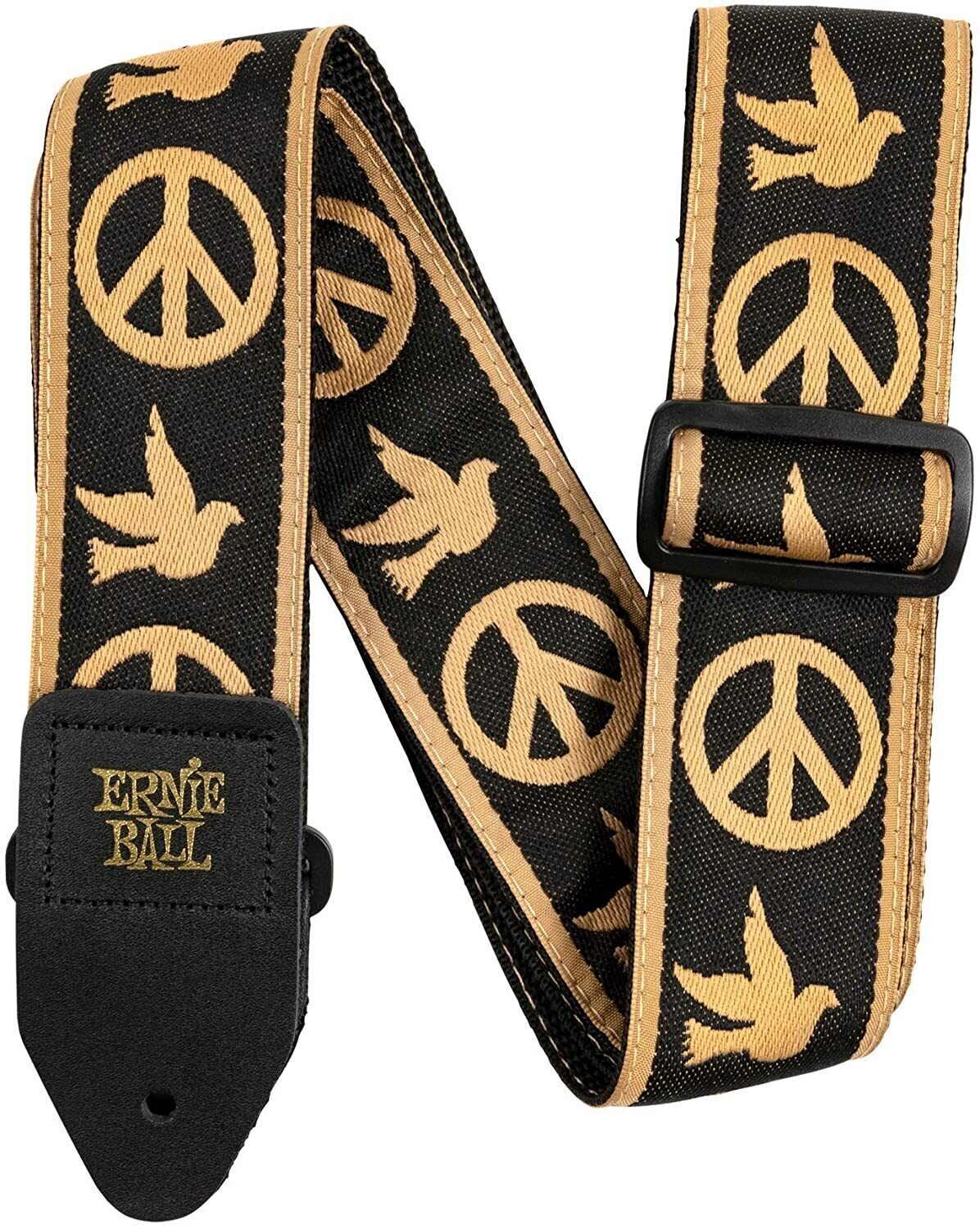 Textilgurte für Gitarren Ernie Ball Peace Love Dove Jacquard Strap