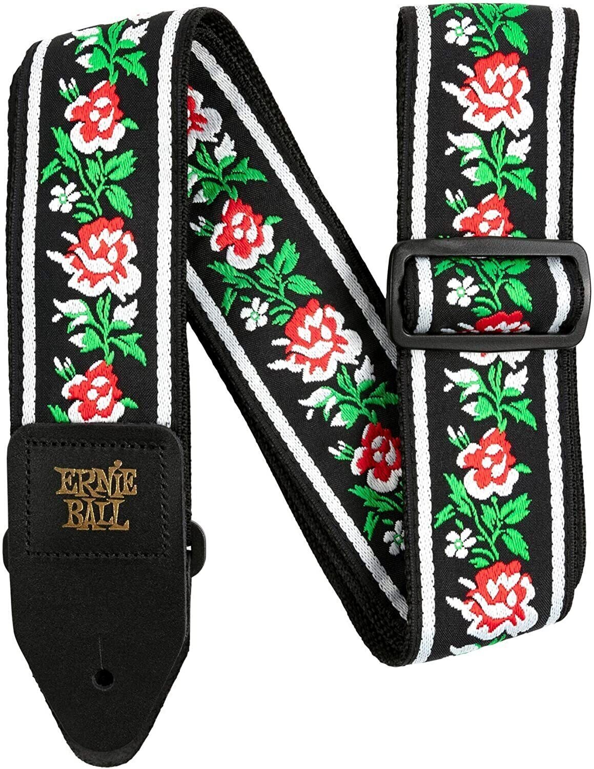 Textile guitar strap Ernie Ball Winter Rose Jacquard Strap