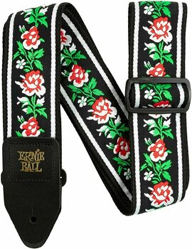 Textile guitar strap Ernie Ball Winter Rose Jacquard Strap - 1