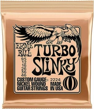 Cordes pour guitares électriques Ernie Ball 2224 Turbo Slinky - 1