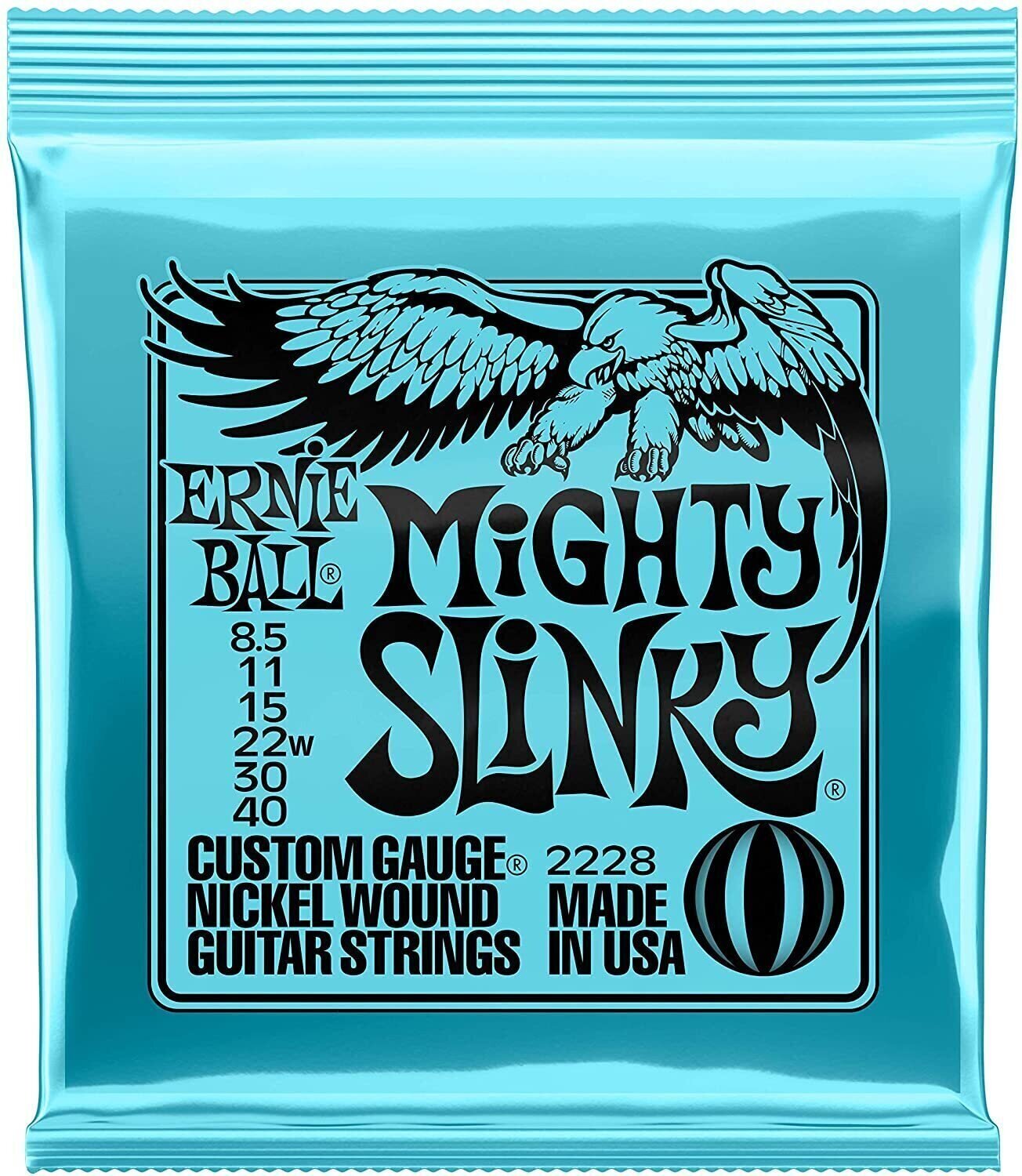E-guitar strings Ernie Ball 2228 Mighty Slinky