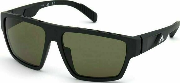 Óculos de desporto Adidas SP0008 02N Black Matte/Green Kolor Up - 1