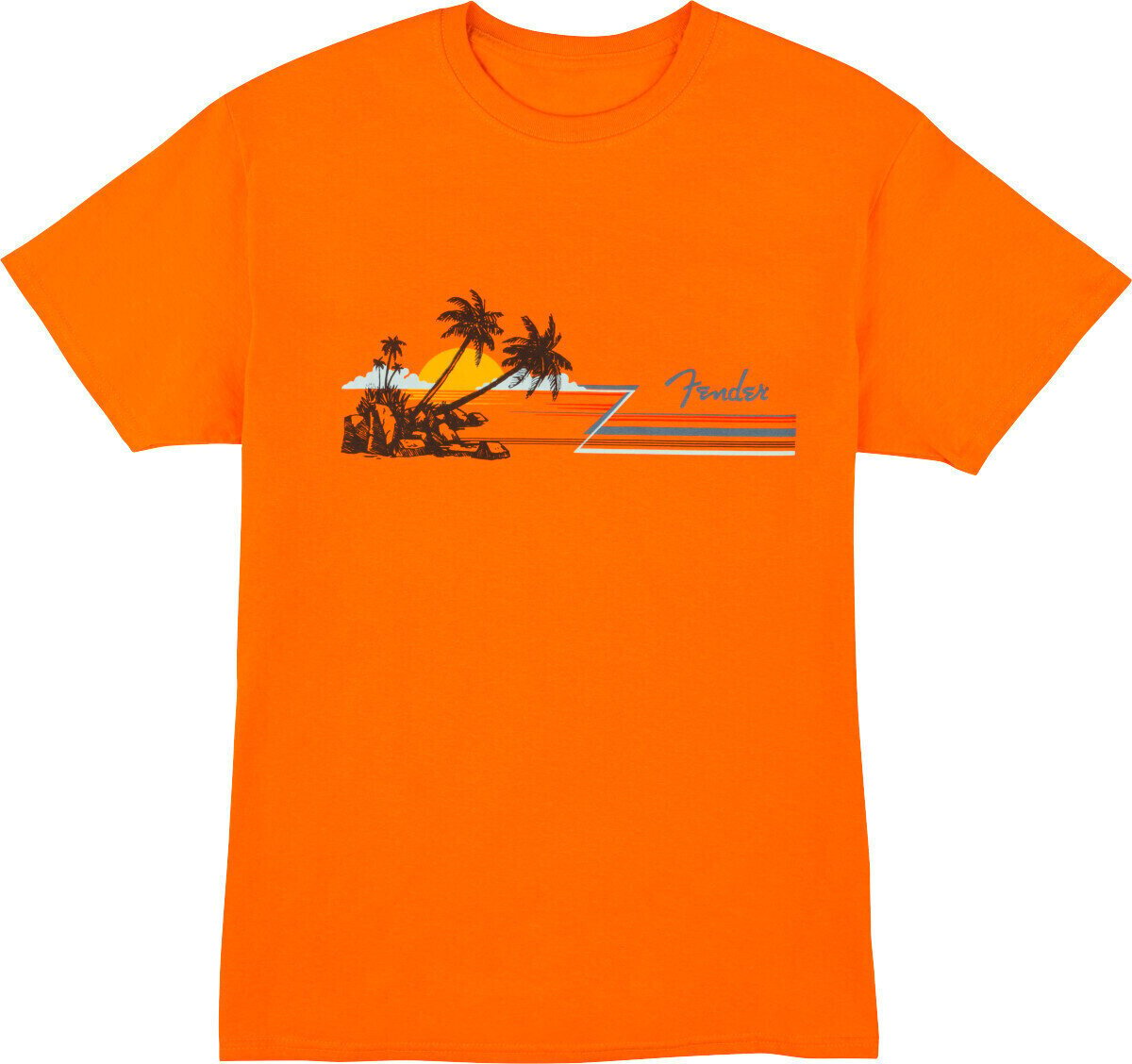T-Shirt Fender T-Shirt Hang Loose Unisex Orange S