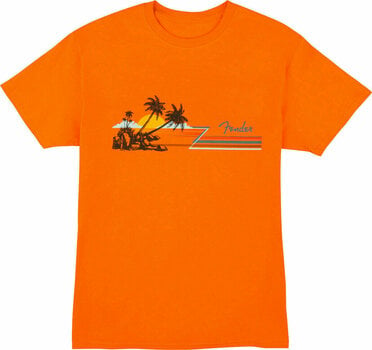 T-Shirt Fender T-Shirt Hang Loose Unisex Orange S - 1