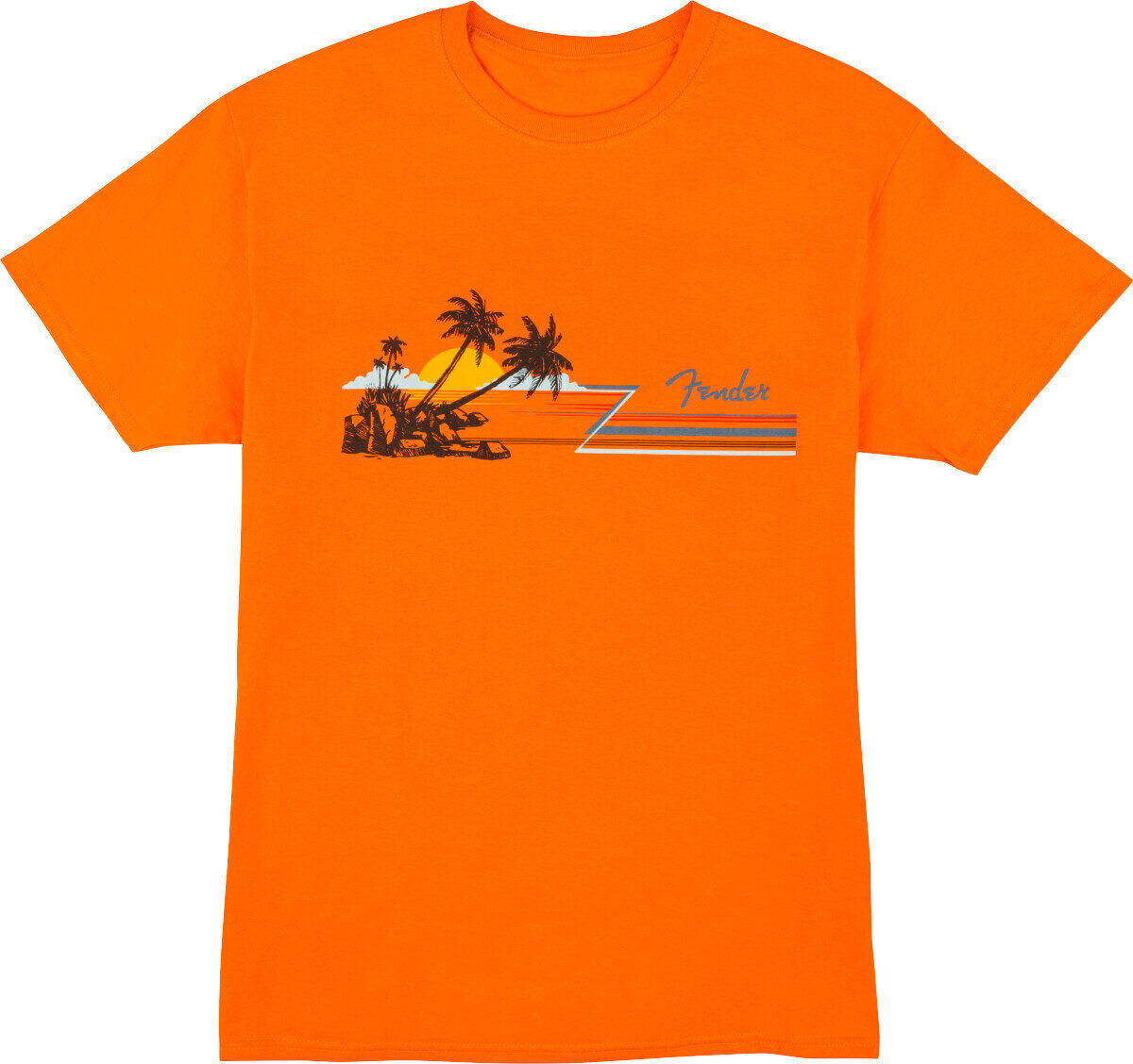 T-shirt Fender Hang Loose Orange 2XL T-shirt