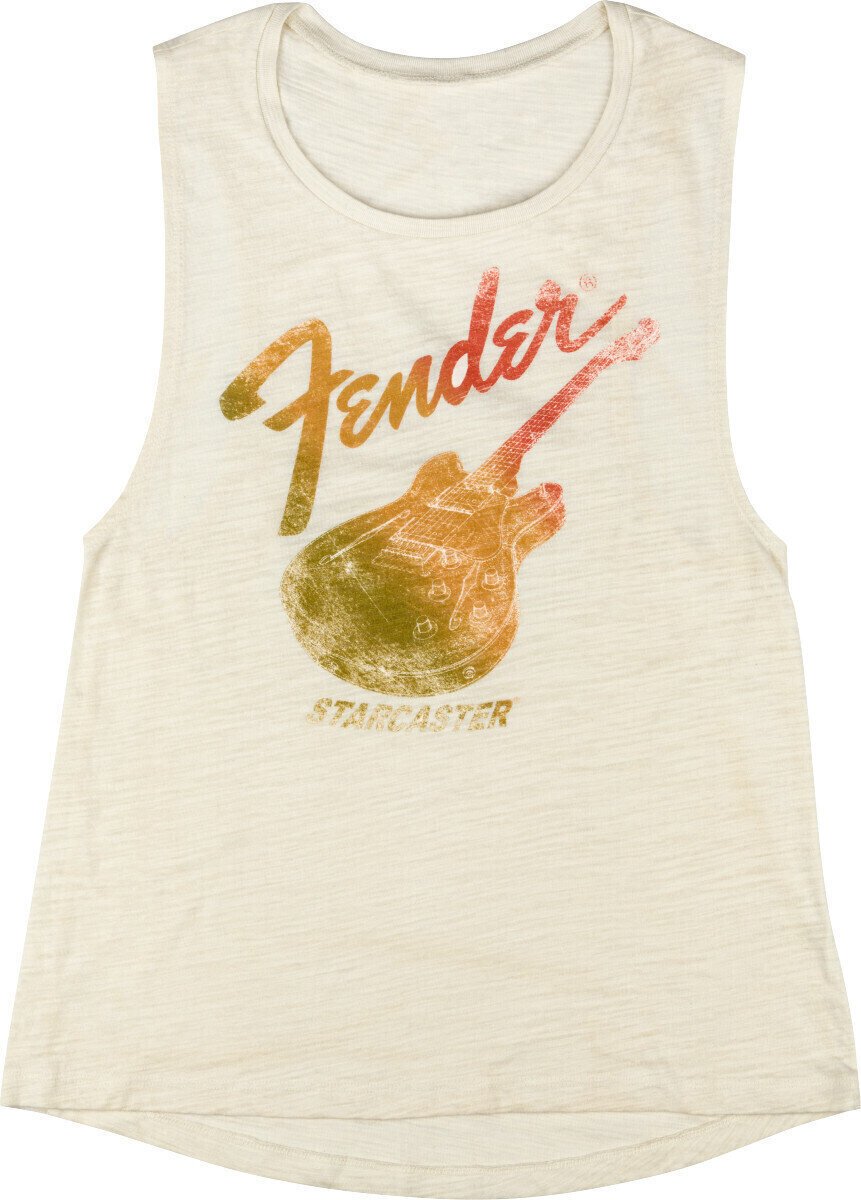 T-shirt Fender T-shirt Starcaster Femme Natural M