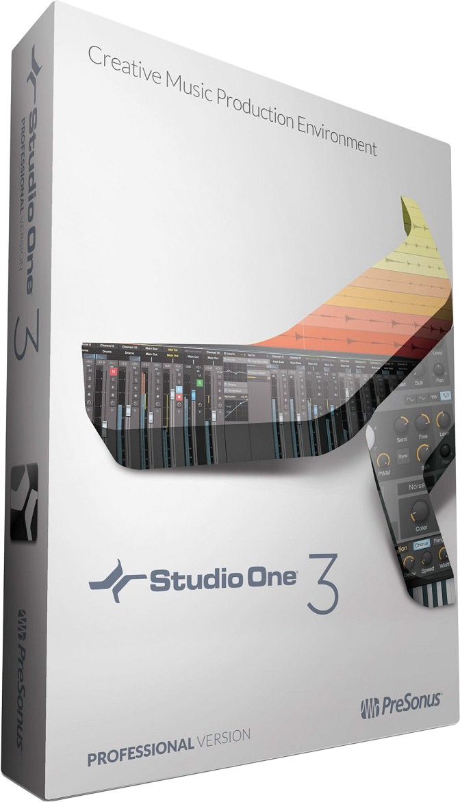 Nahrávací studiový software DAW Presonus Studio One 3 Professional