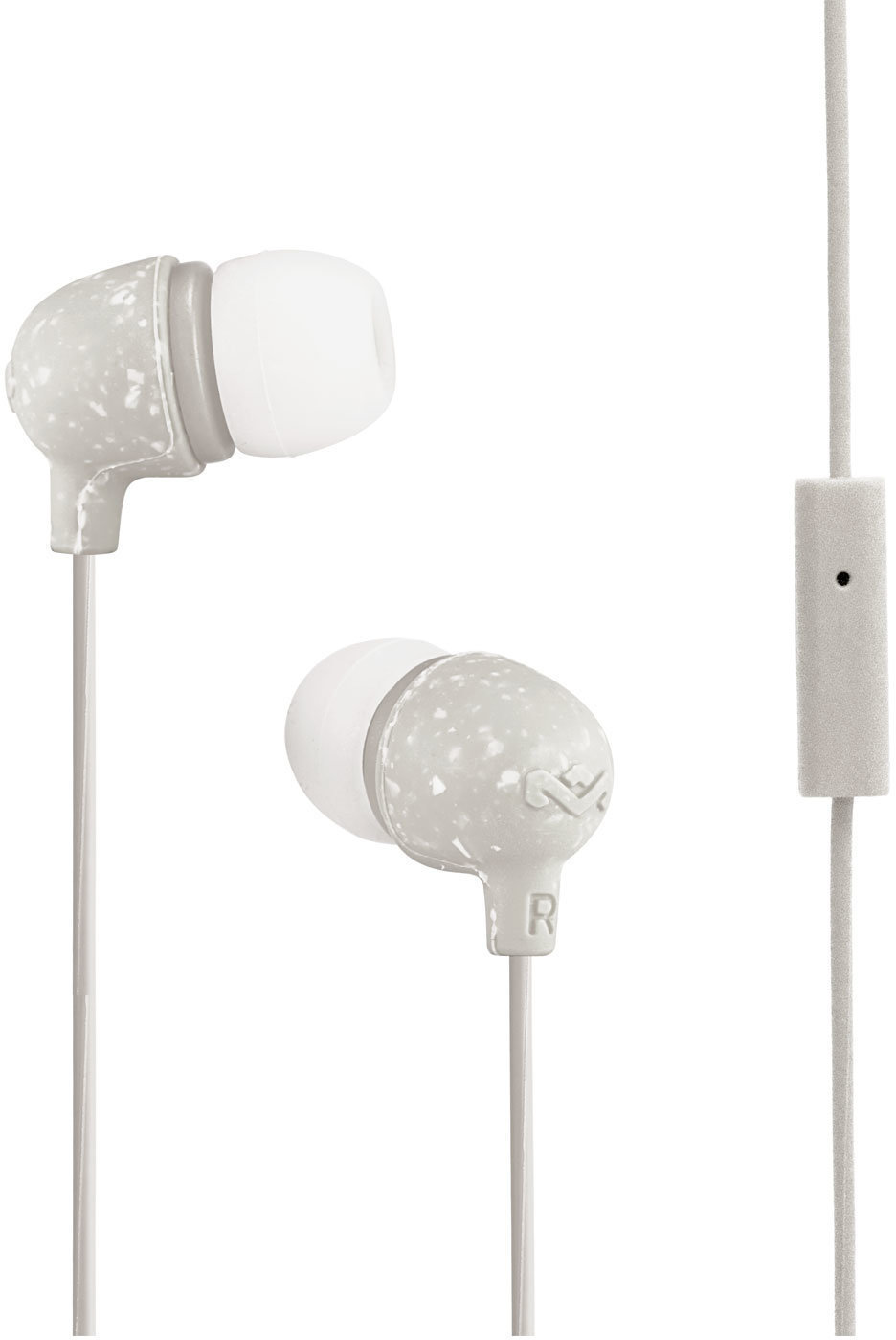 In-Ear Headphones House of Marley Little Bird 1-Button Remote with Mic White