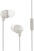 In-ear hörlurar House of Marley Little Bird 1-Button Remote with Mic White