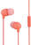 In-Ear Headphones House of Marley Little Bird 1-Button Remote with Mic Peach
