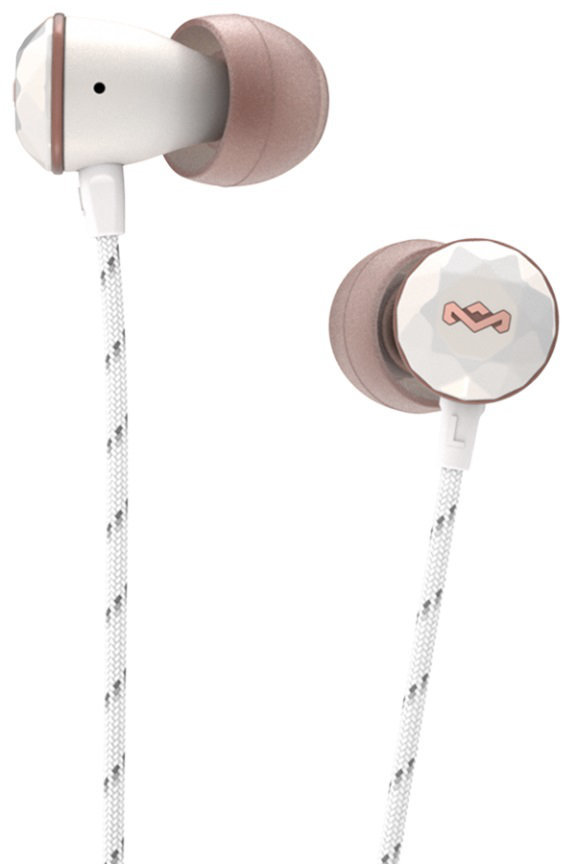 In-ear hoofdtelefoon House of Marley Nesta 3-Button Remote with Mic Rose Gold