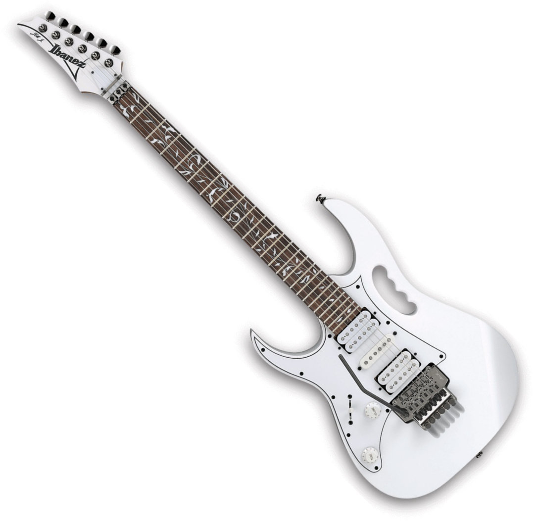 Electric guitar Ibanez JEM-JRL White