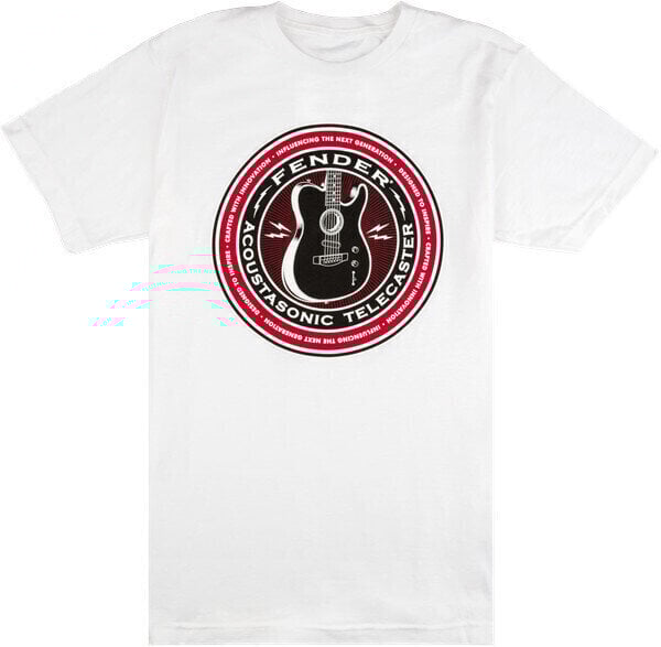 T-shirt Fender Acoustasonic White S T-shirt