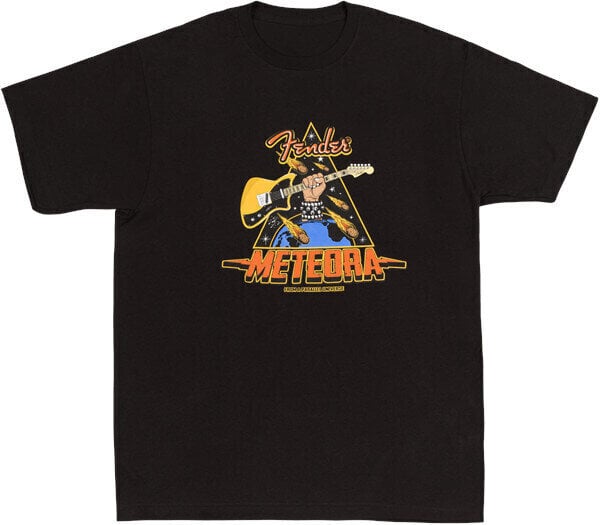 T-shirt Fender Meteora Black M T-shirt