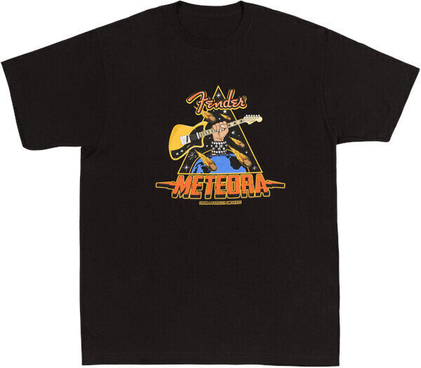 Tričko Fender Tričko Meteora Černá XL