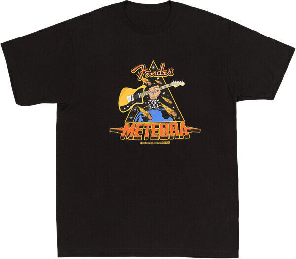 T-shirt Fender Meteora Black 2XL T-shirt