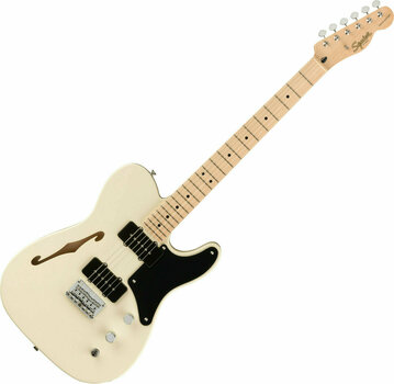 Elektrische gitaar Fender Squier Paranormal Cabronita Telecaster Thinline MN Olympic White - 1