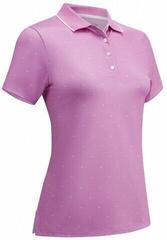Callaway Chevron Polka Dot Dámska Polo Košeľa Fuchsia Pink