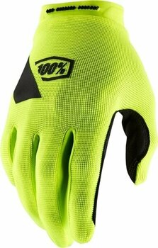 Kolesarske rokavice 100% Ridecamp Gloves Fluo Yellow S Kolesarske rokavice - 1