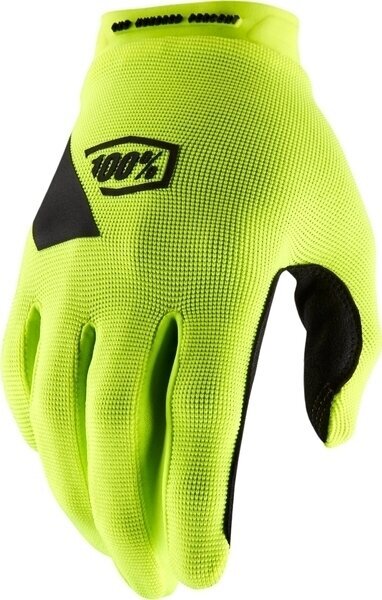 Fietshandschoenen 100% Ridecamp Gloves Fluo Yellow XL Fietshandschoenen