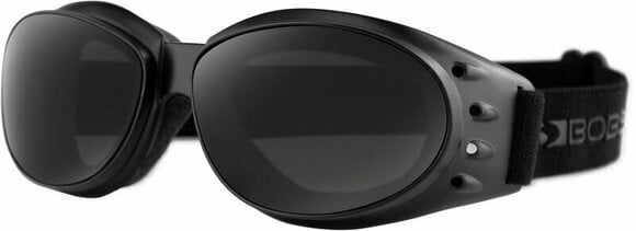 Óculos de motociclismo Bobster Cruiser 3 Matte Black/Smoke Clear/Yellow Amber/Smoke Blue Revo Mirror Óculos de motociclismo - 1