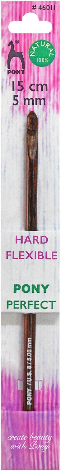 Crochets en bois
 Pony Perfect Crochets en bois 5 mm 15 cm