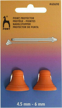 Outil à tricoter Pony Bell Shaped Point Protectors Large + Elastomer Outil à tricoter - 1