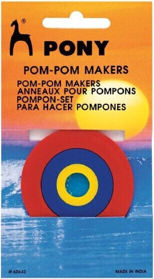 Strikkeredskab Pony Pom Pom Maker Plastic