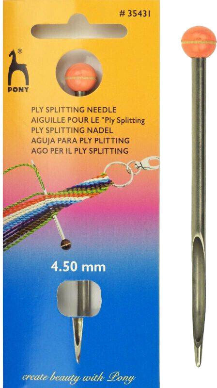 Strumento per maglieria Pony Ply Splitting Needle 4,5 mm