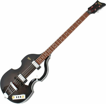 E-Bass Höfner Ignition Violin Bass NC Transparent Black - 1