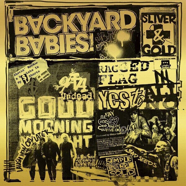 Disco de vinilo Backyard Babies - Sliver & Gold (LP) Disco de vinilo
