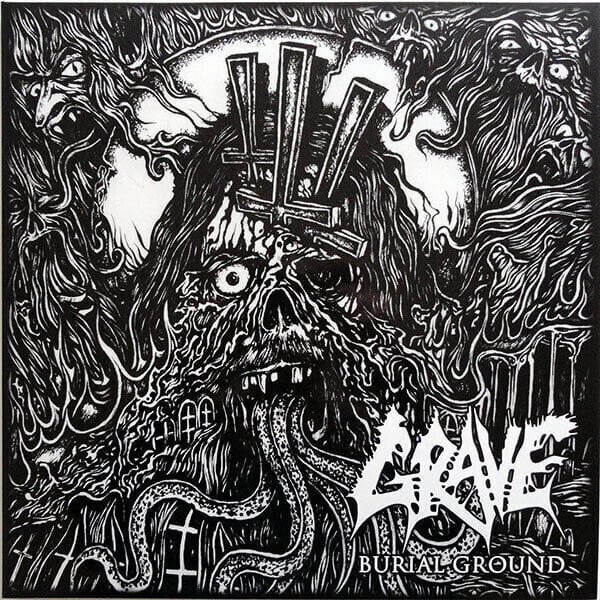 Vinyylilevy Grave - Burial Ground (Reissue) (LP)