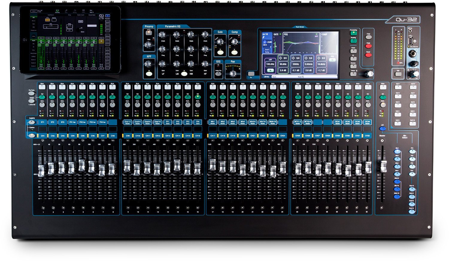 Table de mixage numérique Allen & Heath QU-32 CHROME Table de mixage numérique