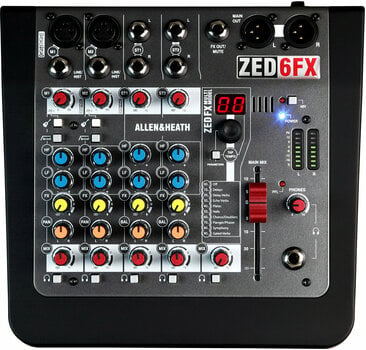 Analogový mixpult Allen & Heath ZED-6FX - 1