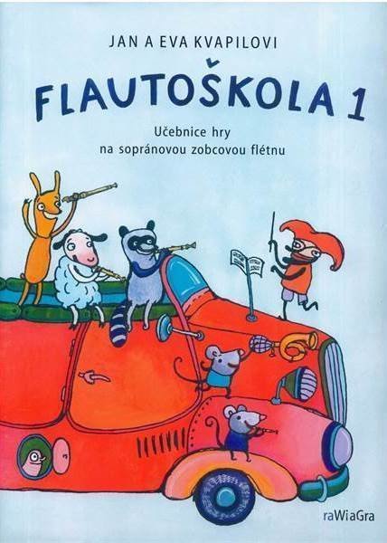 Nodeblad til blæseinstrumenter Kvapil-Kvapilová Flautoškola 1 Musik bog
