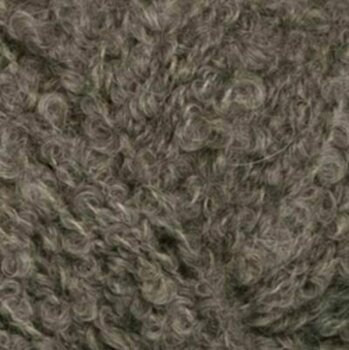 Fios para tricotar Drops Alpaca Bouclé 0517 Grey - 1