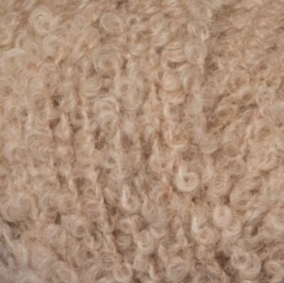 Fil à tricoter Drops Alpaca Bouclé 2020 Light Beige